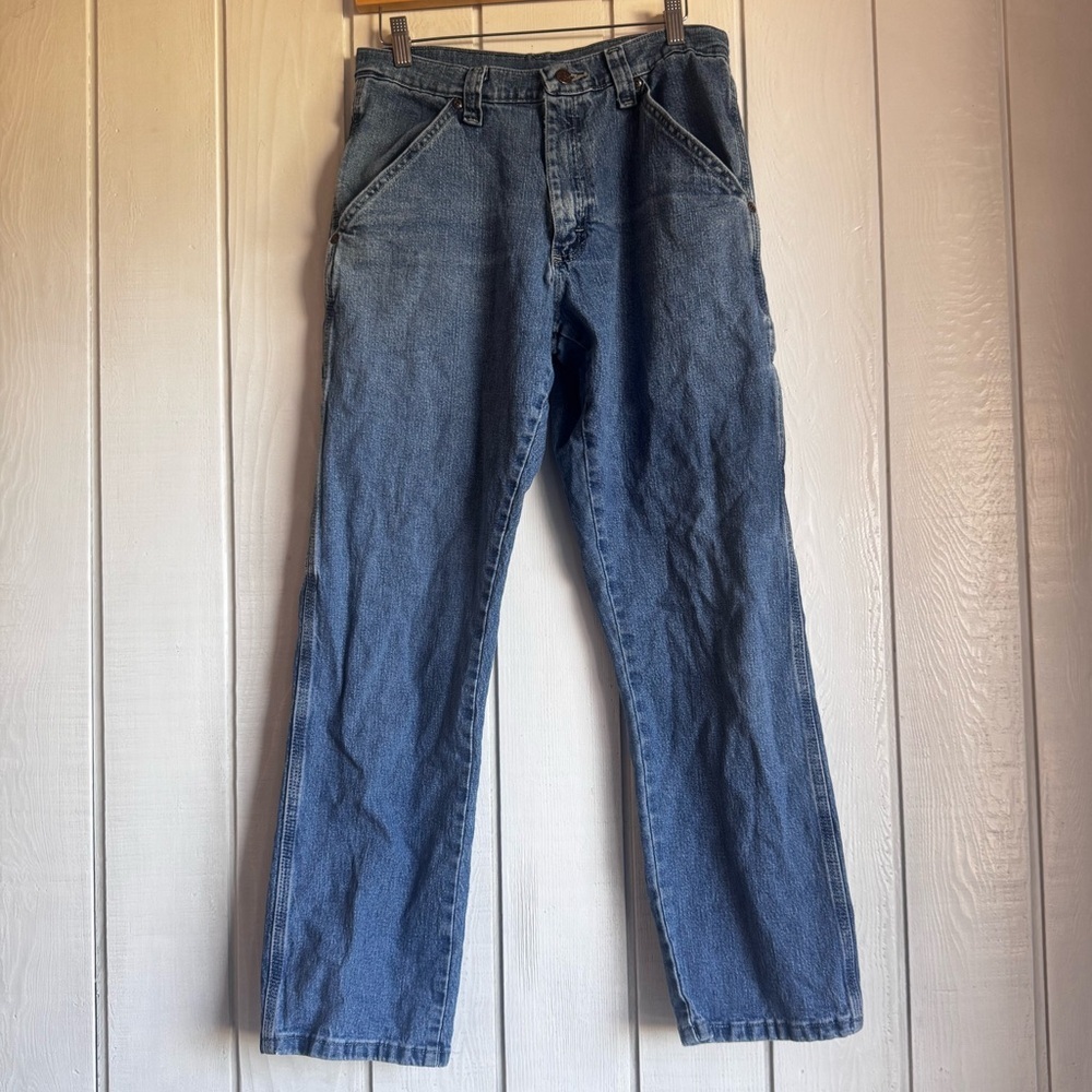 Vintage Authentic Wrangler Blue Denim Cargo Pants
